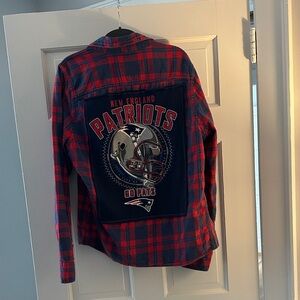 New England Patriots Flannel Shirt
